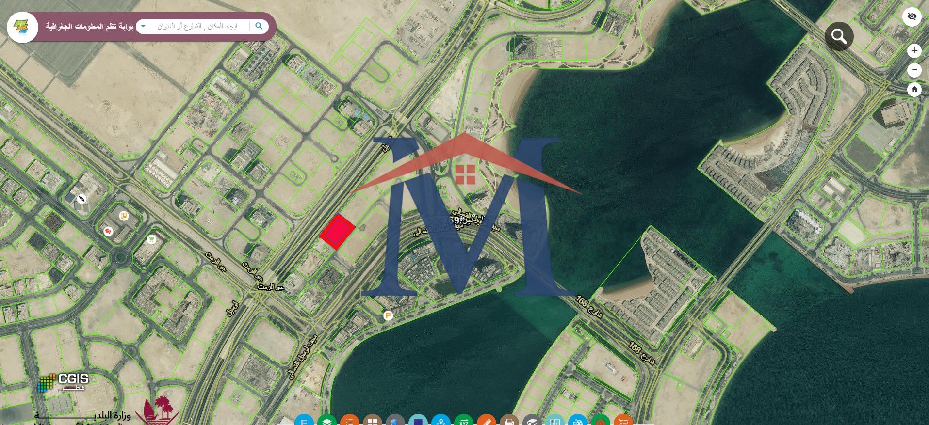 أرض فضاء بمدينة لوسيل (الواجهة البحرية)